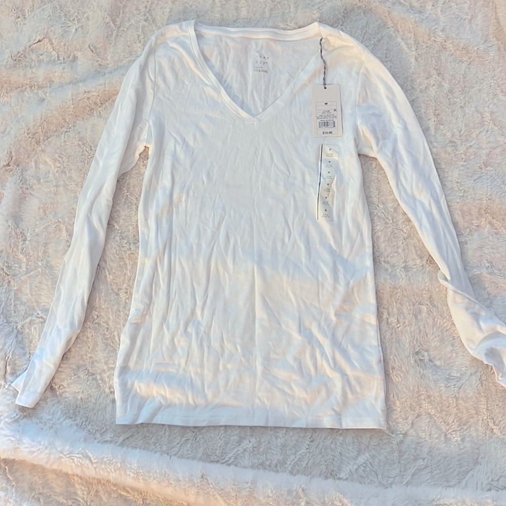 A new day white top